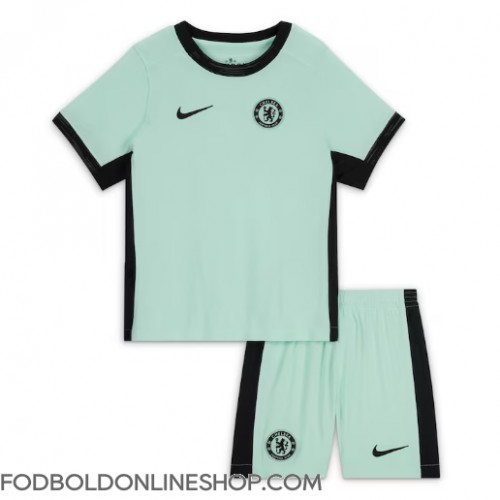 Chelsea Tredje trøje Børn 2023-24 Kortærmet (+ Korte bukser)